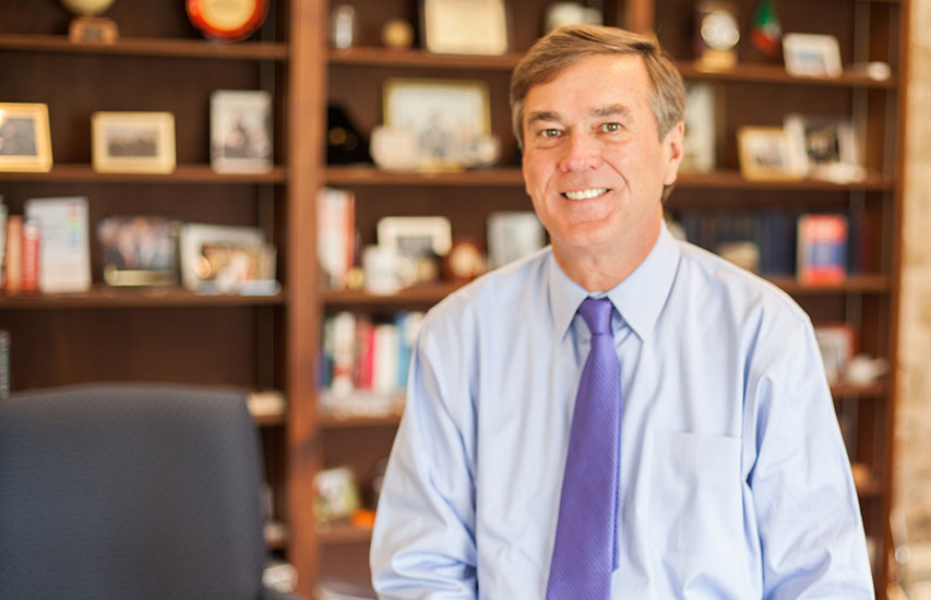 Kenneth K. Quigley, Jr., the 14th president of Curry College in Milton, Massachusetts