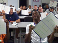 Curry College students in Study Hall