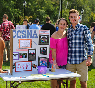 CCSNA members at the Student Involvement Fair