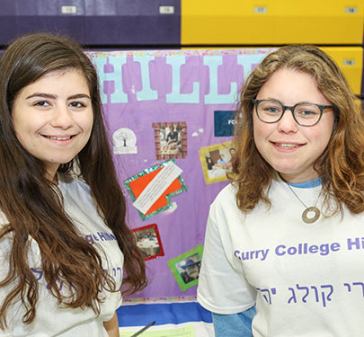 Hillel members at the Student Involvement Fair