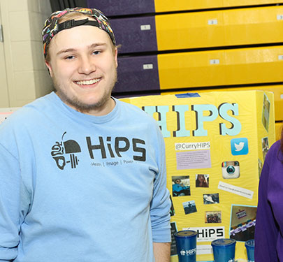 HIPS member at the Student Involvement Fair