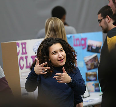 W.E.B. DuBois members at the Student Involvement Fair