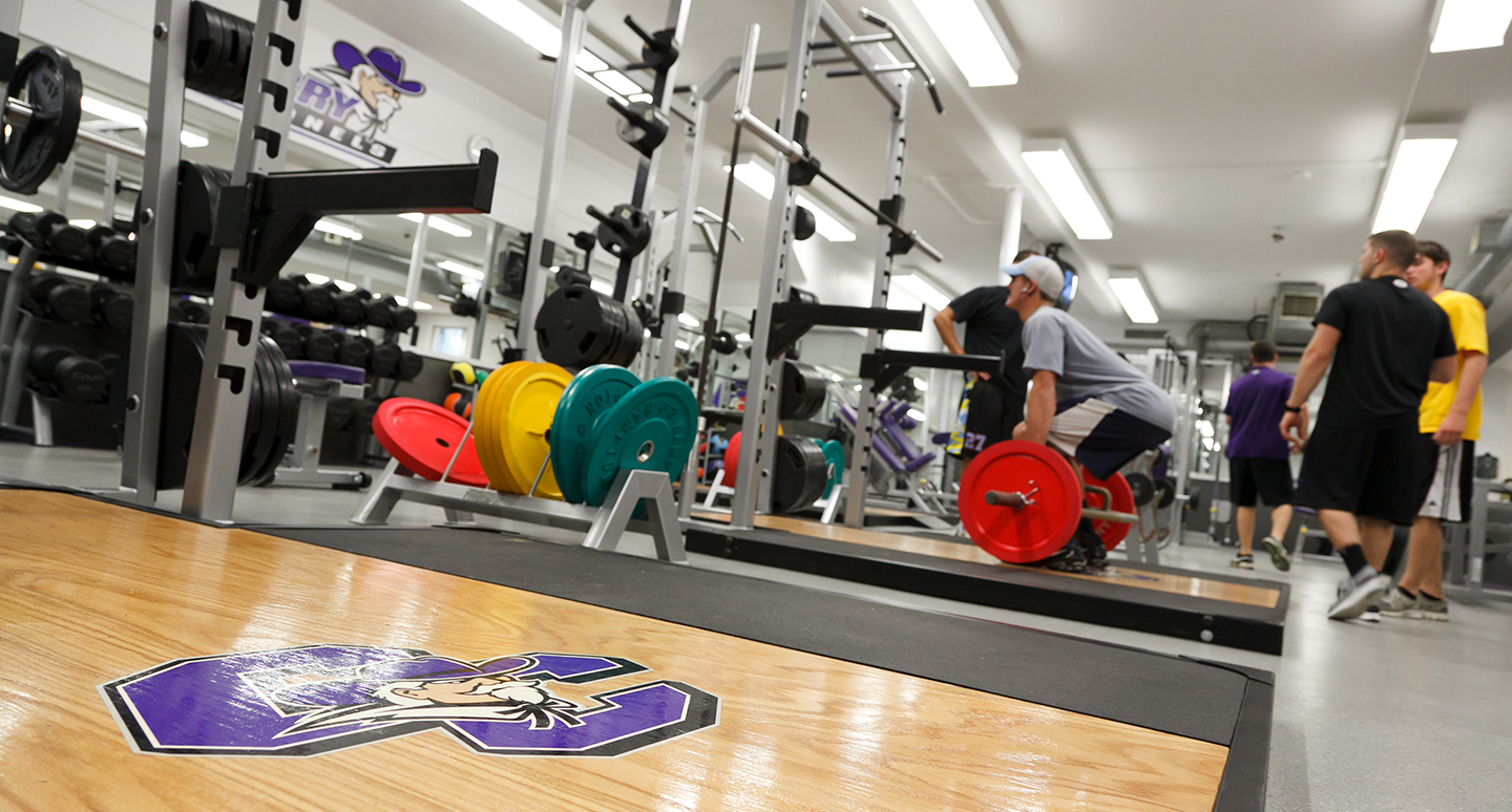 Miller Field House weight room