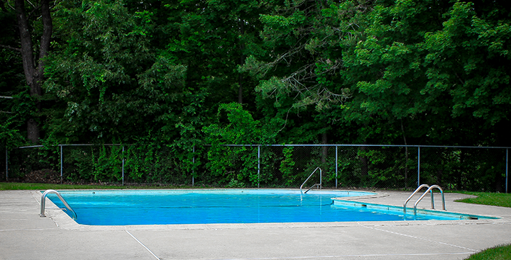On campus pool