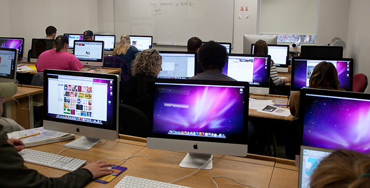 An iMac-filled classroom