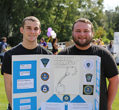 Curry College CJSO Club members